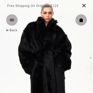 Elegant Black Women's Coat
